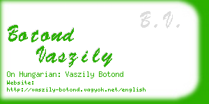 botond vaszily business card
